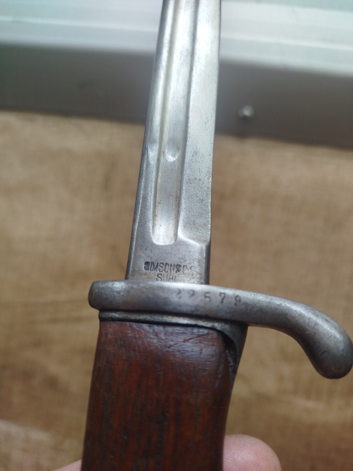 Seitengewehr duits wo1, Verzamelen, Militaria | Tweede Wereldoorlog, Ophalen of Verzenden, Duitsland, Embleem of Badge