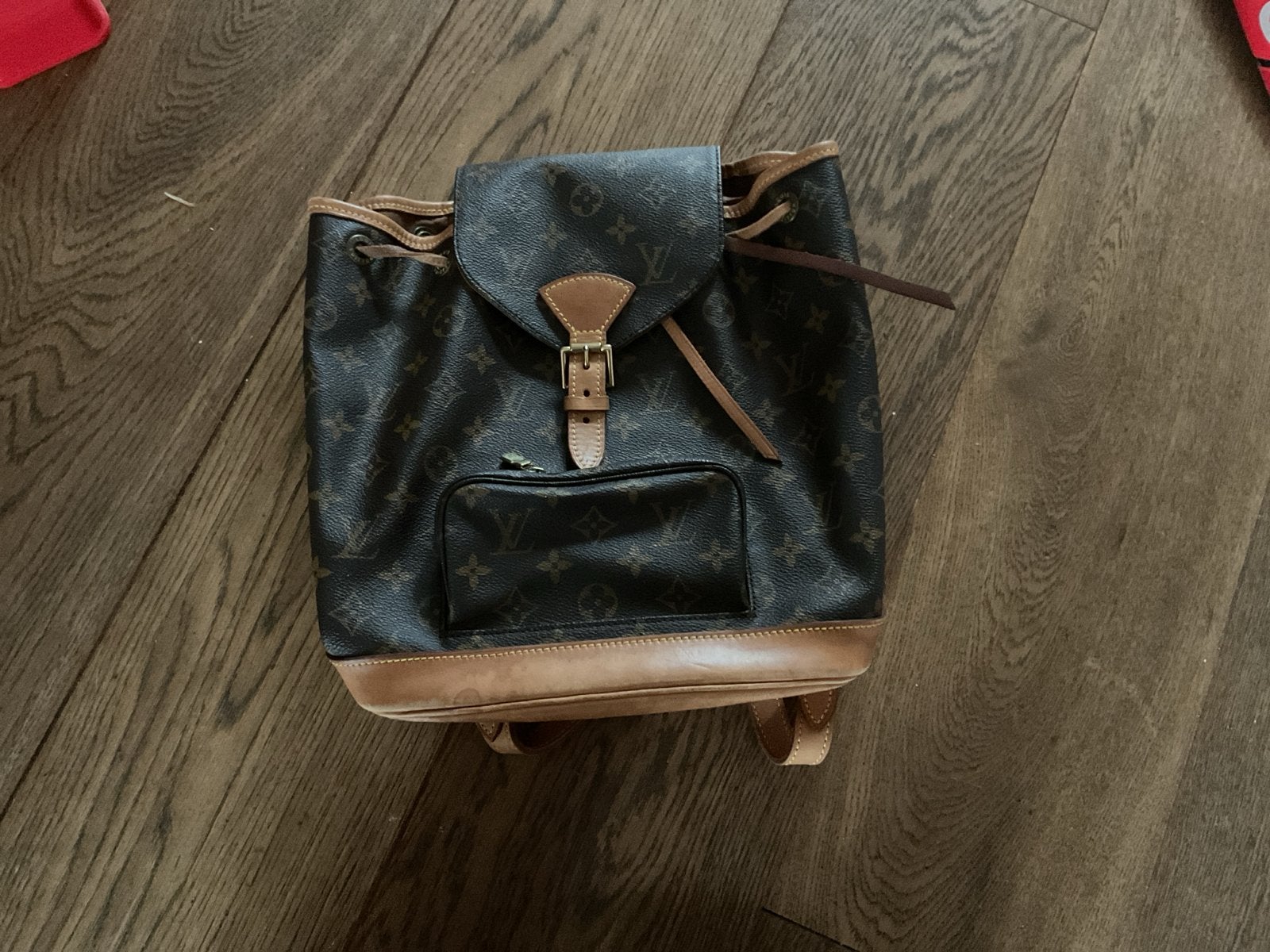 Louis Vuitton Montsouris MM Rugzak - Monogram Canvas, Sieraden, Tassen en Uiterlijk, Tassen | Rugtassen, Overige merken, Gebruikt