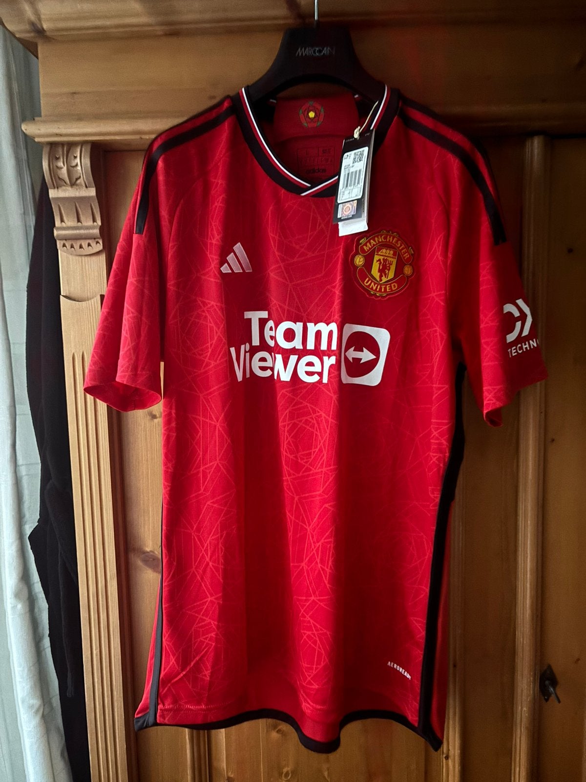 Manchester united adidas bnwt size L, Maat L, Ophalen of Verzenden, Nieuw, Shirt