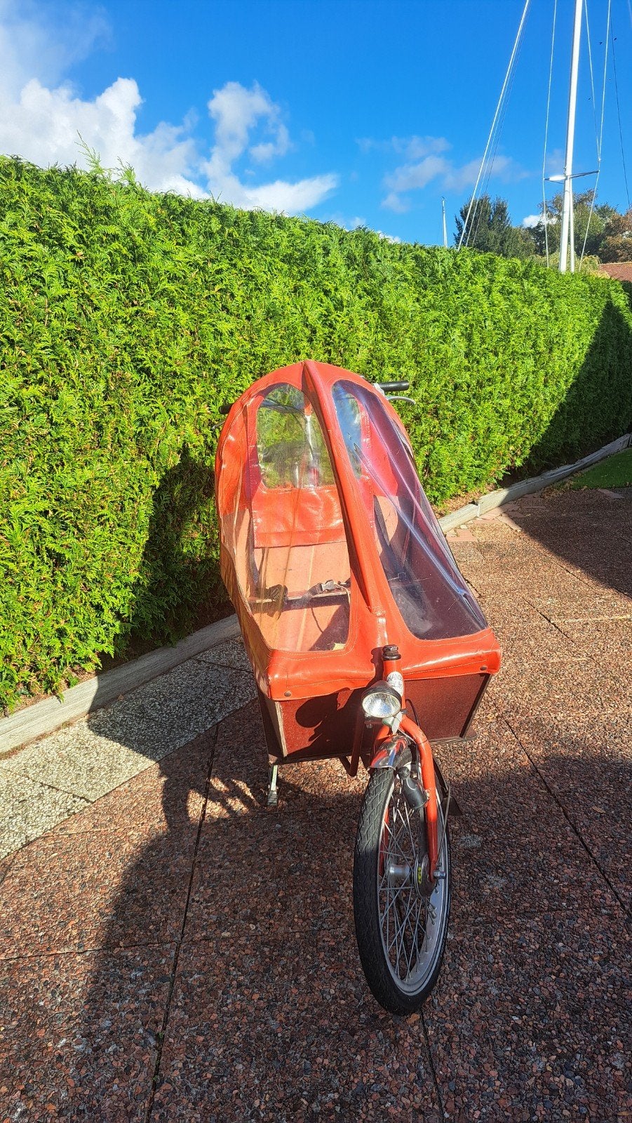 bakfiets, Ophalen, Gebruikt, Velgrem, Elektrisch