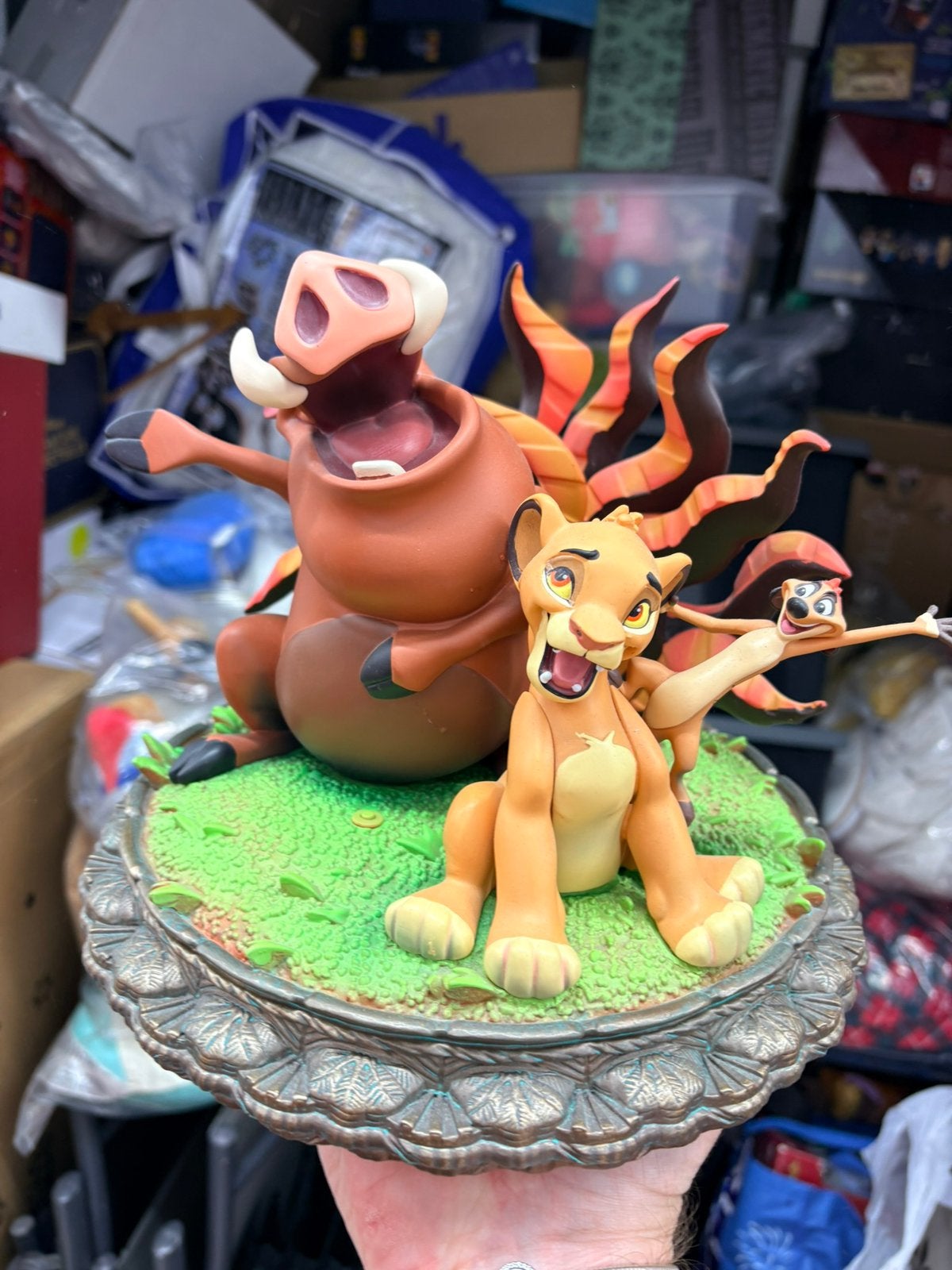 Disney parks lion king 30 anniversary beeld met muziek, Ophalen of Verzenden, Leeuwenkoning of Jungle Boek, Nieuw, Beeldje of Figuurtje