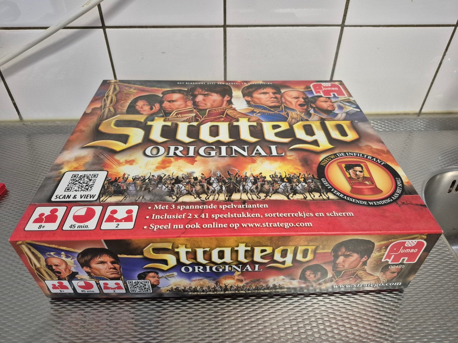 Stratego Original Bordspel - Nieuw, Hobby en Vrije tijd, Een of twee spelers, Ophalen of Verzenden, Zo goed als nieuw, Jumbo