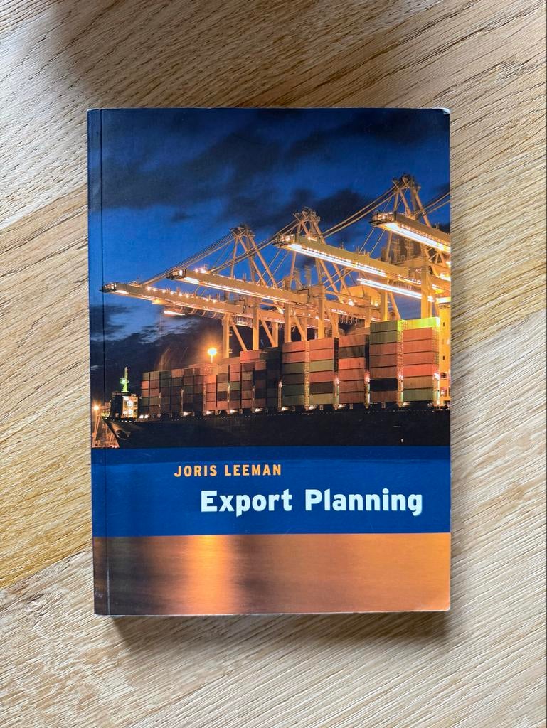 Export Planning - Joris Leeman, Boeken, Ophalen, Gamma, Gelezen, HBO