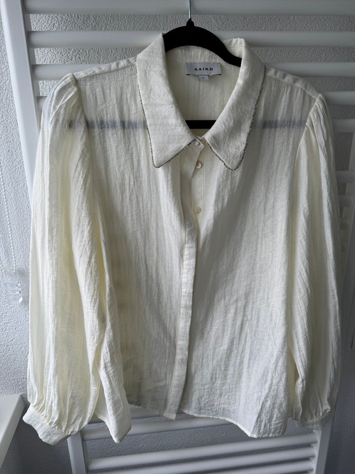 Aaiko blouse maat L, Ophalen, Nieuw, Maat 42/44 (L), Beige