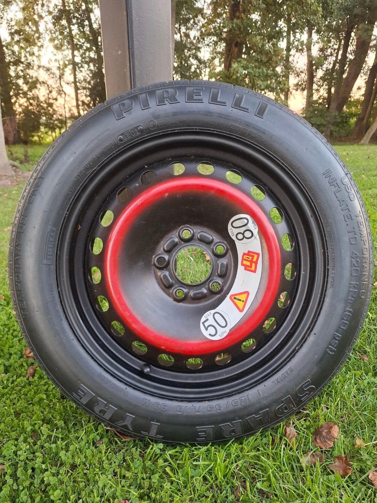Pirelli T125/85 R16 99M reservewiel, Auto-onderdelen, Ophalen, 16 inch, Banden en Velgen, Nieuw