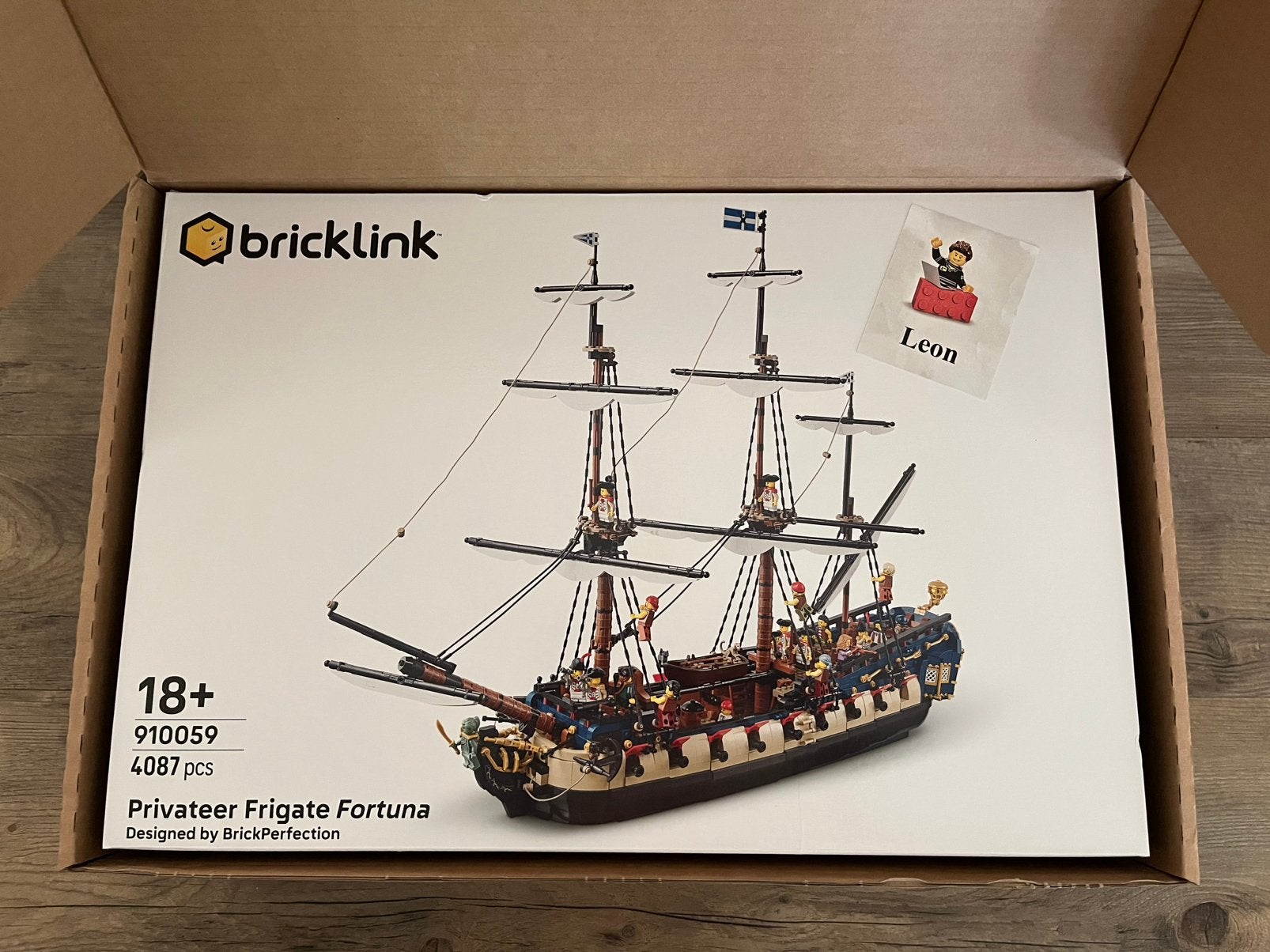 LEGO Bricklink 910059 Privateer Frigate Fortuna - Nieuw, Overige thema's, Lego, Nieuw, Ophalen of Verzenden