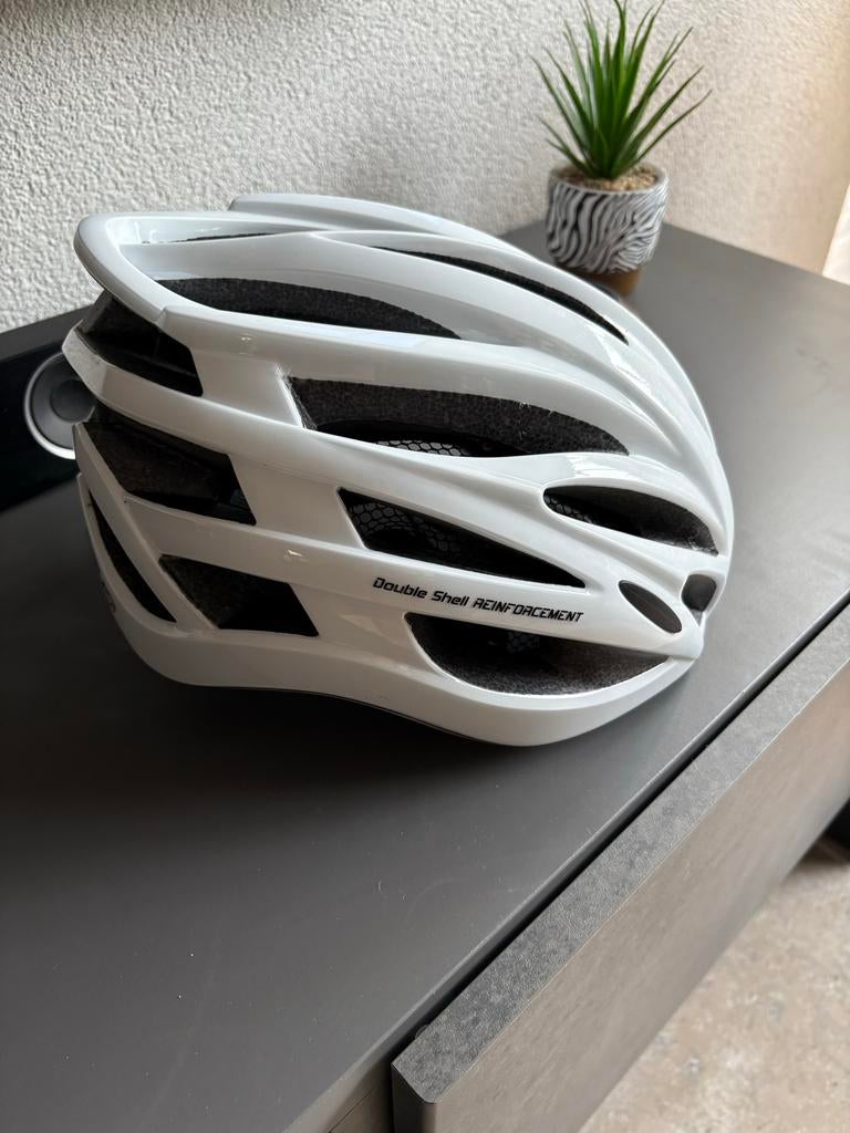 Agu MTB helm maat L/XL (58-62 cm) - Wit, Ophalen of Verzenden, Zo goed als nieuw, XL, Heer of Dame