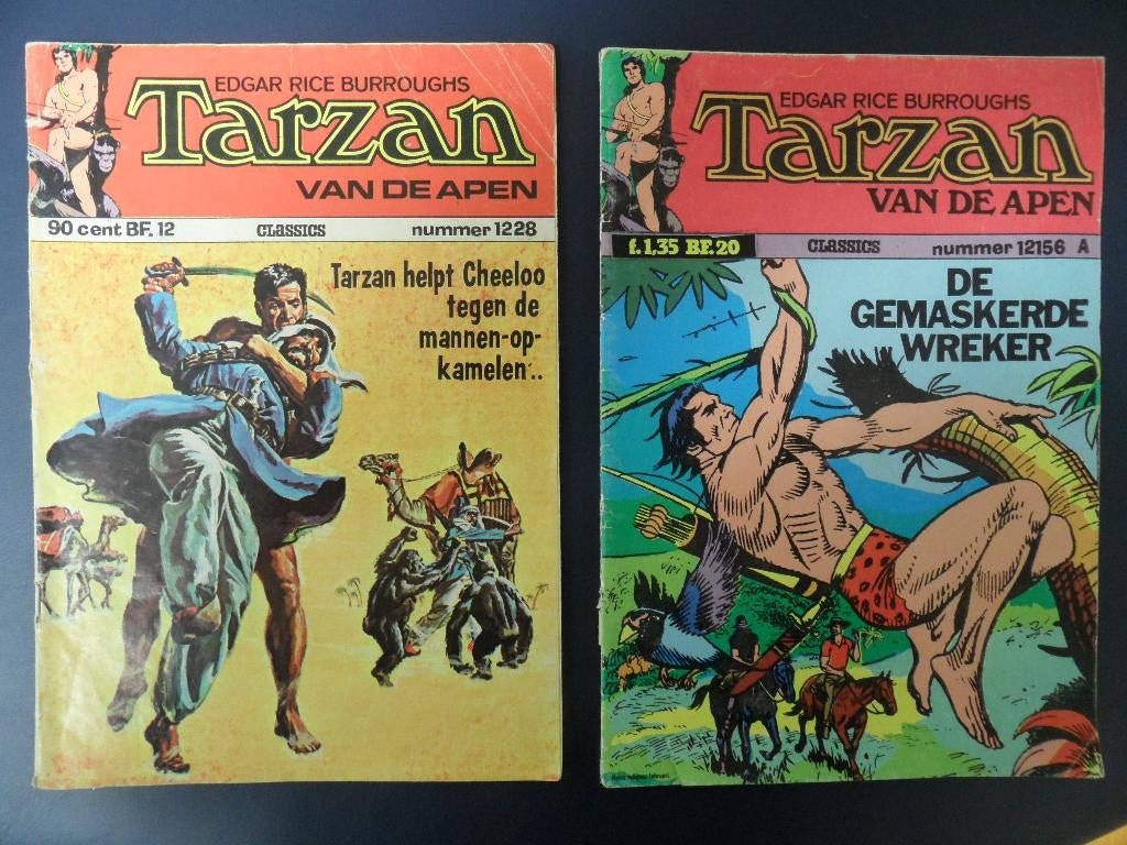 Tarzan van de Apen. 12156 en 1228, Boeken, Eén stripboek, Ophalen of Verzenden, Gelezen