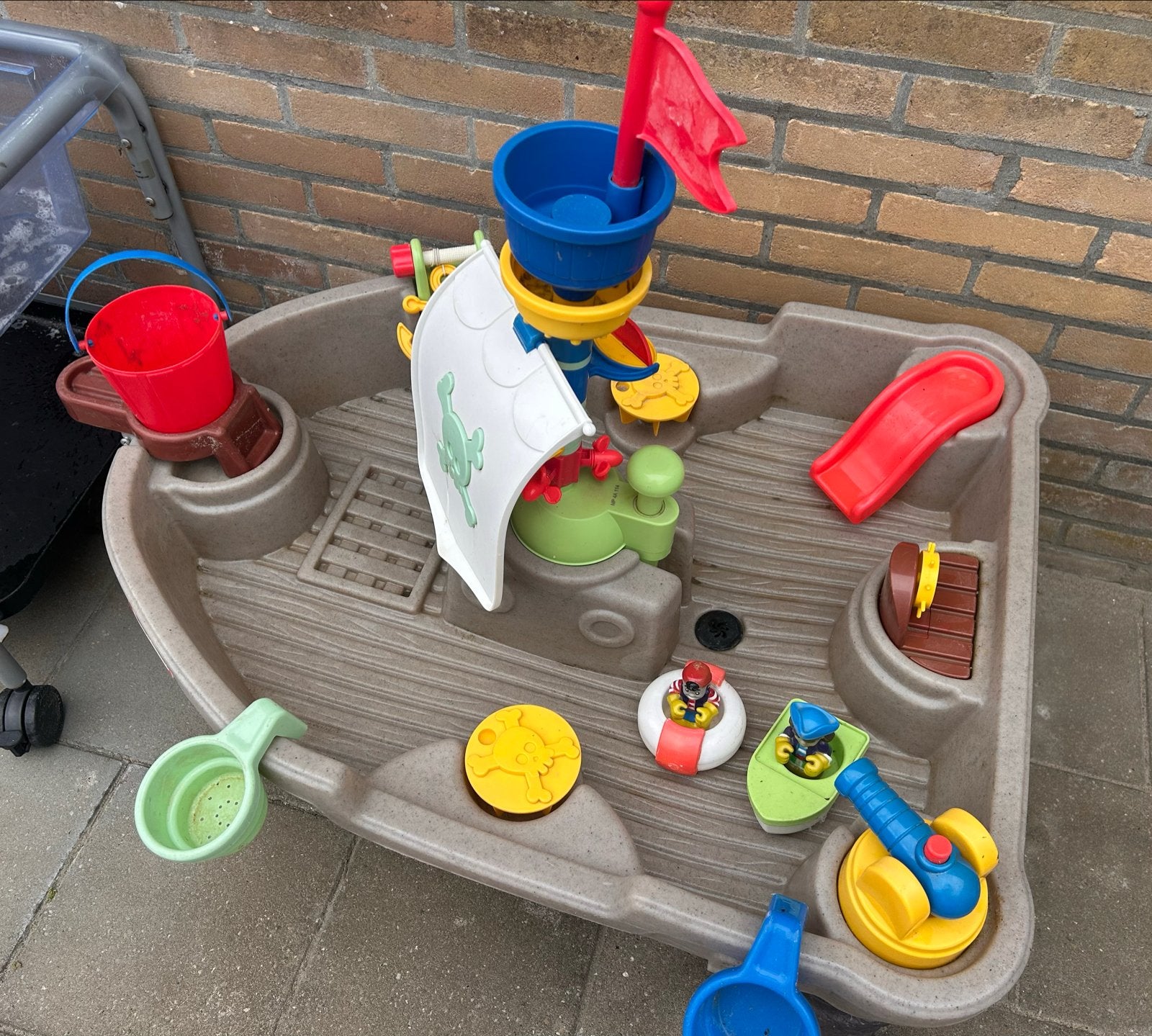 Little Tikes Piratenschip Water- en Zandtafel, Ophalen, Gebruikt
