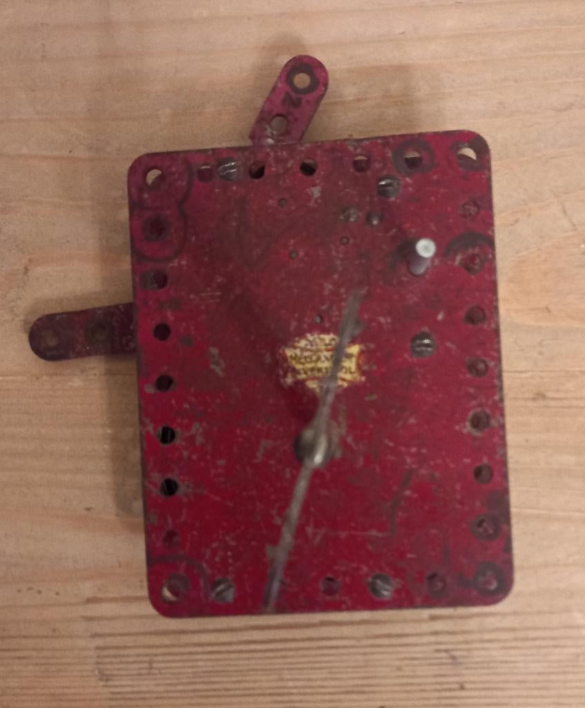 Vintage Meccano opwindmotor met veer en sleutel, Ophalen of Verzenden
