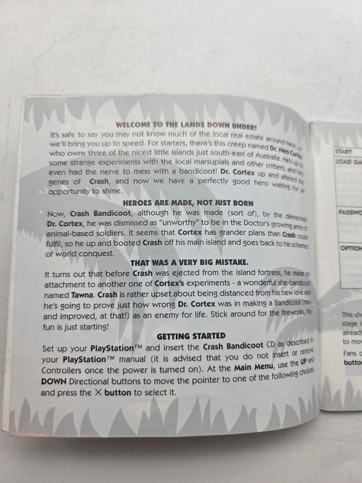 Crash Bandicoot PlayStation 1 (PS1) - Handleiding, Spelcomputers en Games, Gebruikt, Ophalen of Verzenden, Sony Interactive Entertainment Europe Ltd, 10 Great Marlborough Street, London, W1F 7LP, United Kingdom