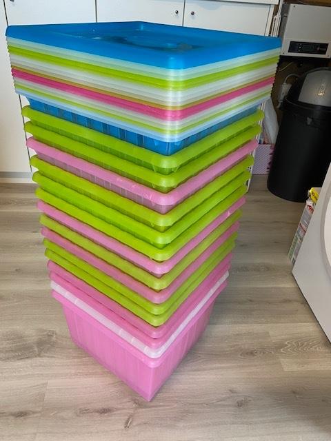 ikea vessla opbergbak 16 stuks, 50 tot 100 cm, Ophalen of Verzenden, Zo goed als nieuw, Minder dan 50 cm