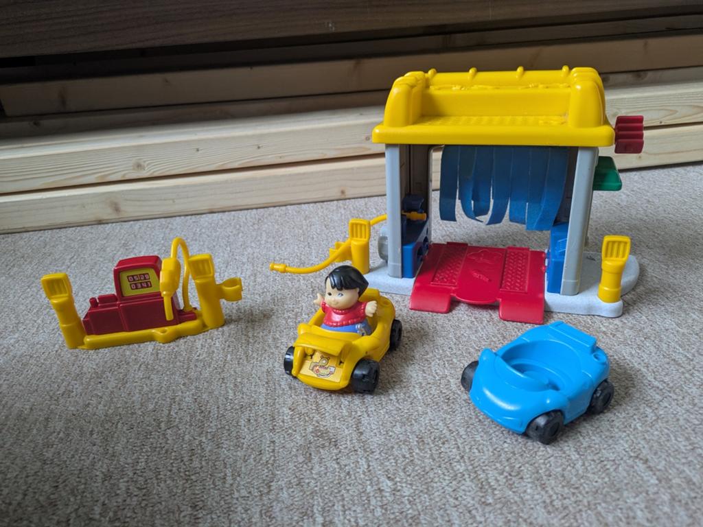 Little People carwash, Ophalen