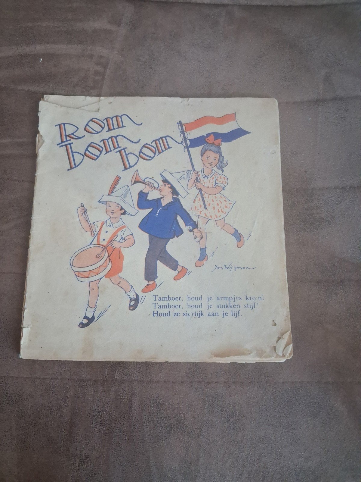 Rom bom bom oud kinderboekje, Ophalen of Verzenden