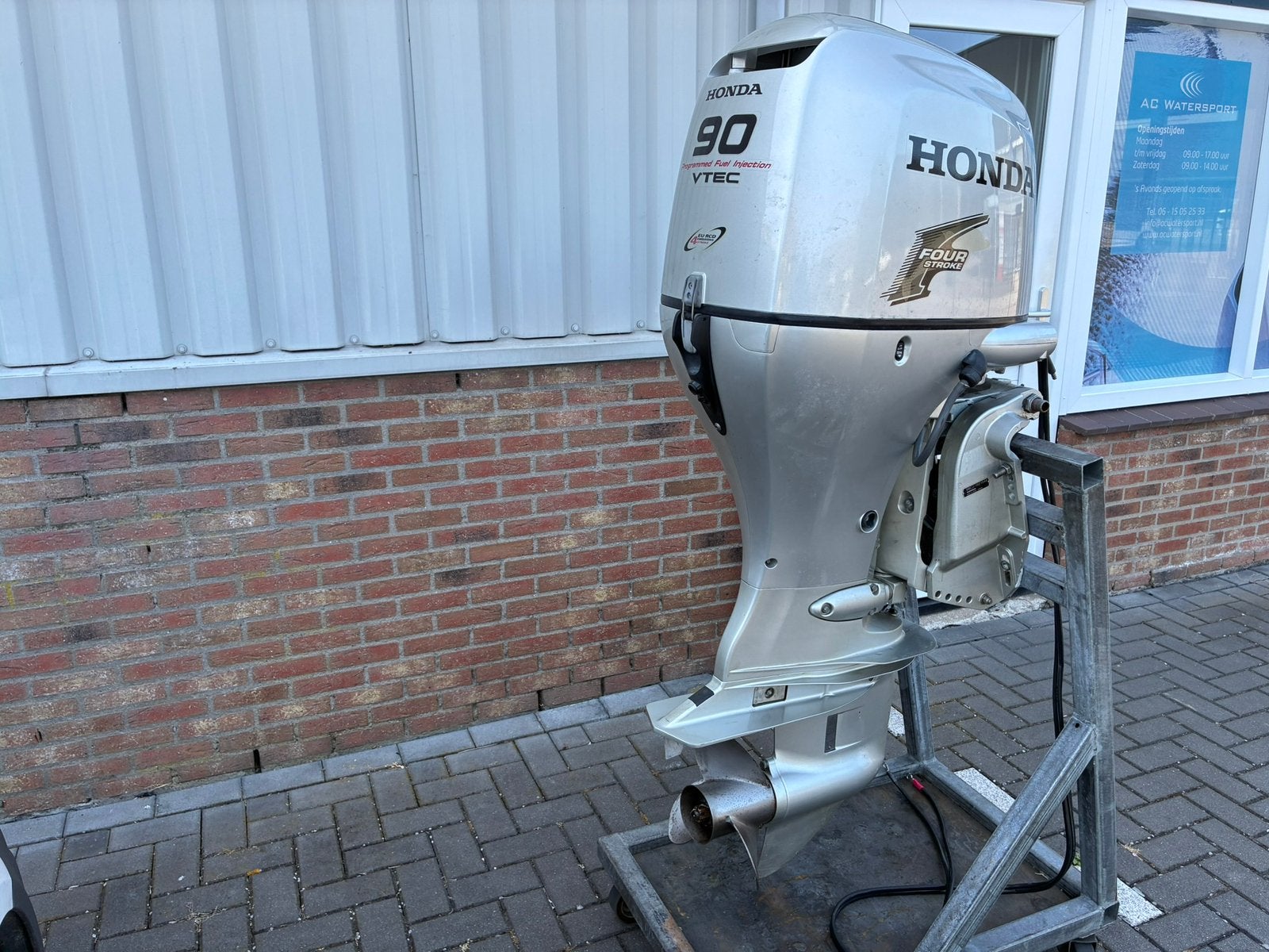 Honda 90 pk 4 takt EFI, bj 2011, Powertrim, nette staat  !, Watersport en Boten, Honda, Viertaktmotor, Ophalen of Verzenden, Info@acwatersport.nl