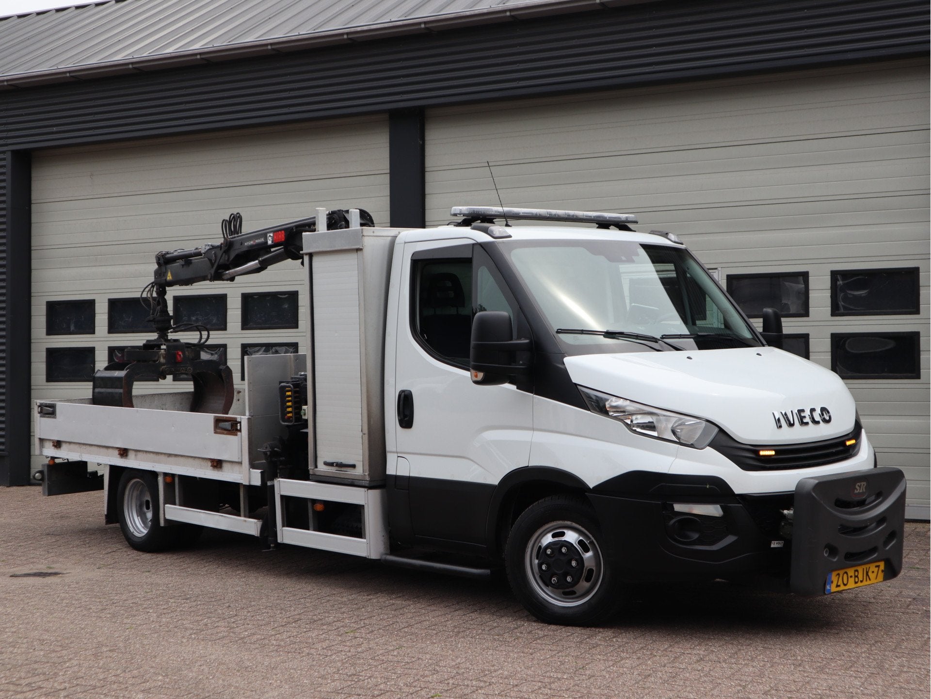Iveco Daily 50C15 3.0 Euro 6 - HIAB kraan - 2 x PTO - NIDO -, Auto's, Stof, Gebruikt, Euro 6, 4 cilinders