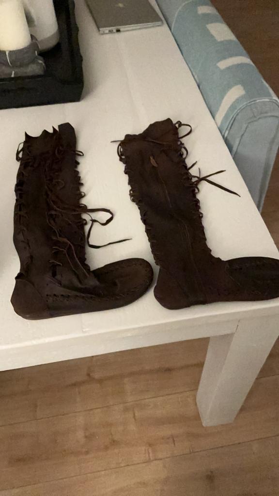 Bruine Gipsy laarzen, maat 39, Ophalen of Verzenden, Gedragen, Bruin, Hoge laarzen