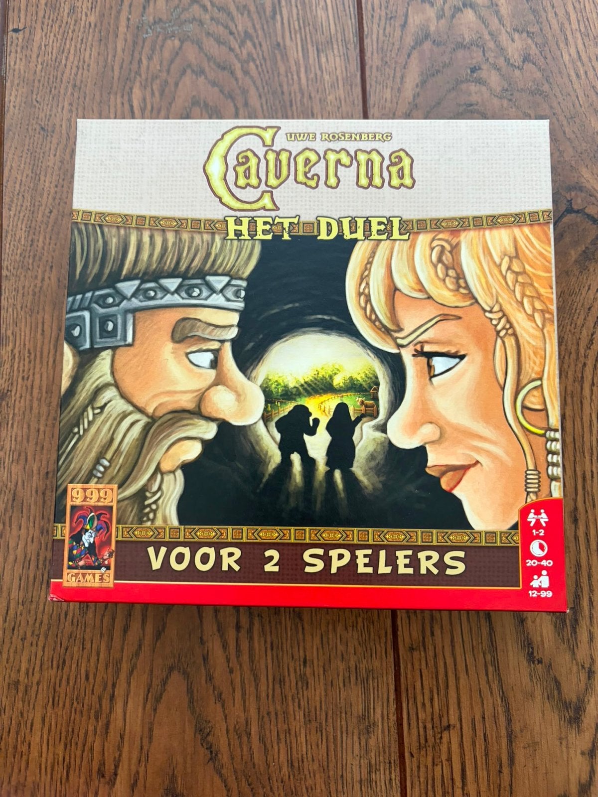Caverna: Het Duel - Strategisch bordspel voor 2 spelers, Een of twee spelers, Ophalen of Verzenden, Zo goed als nieuw
