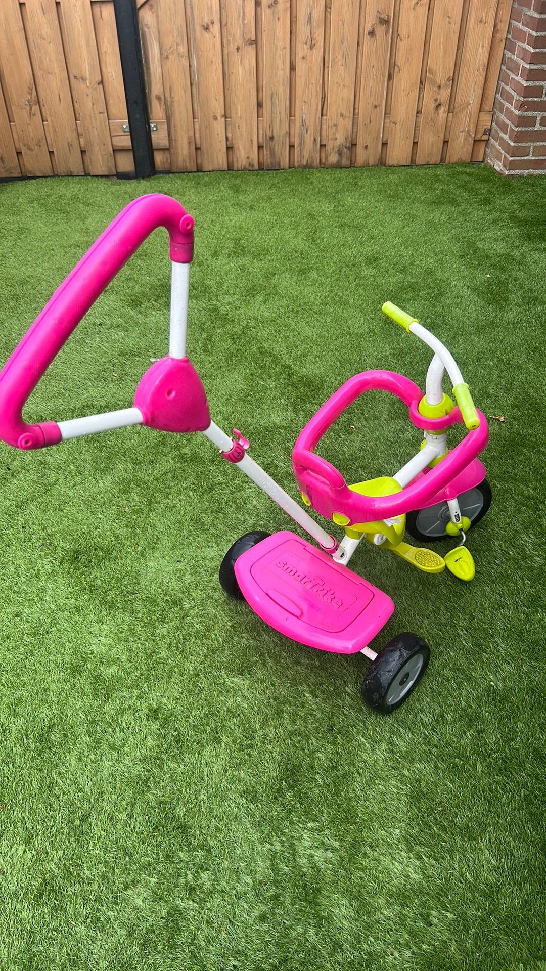 Smartrike 3-in-1 driewieler roze/groen, Ophalen, Gebruikt, Overige typen
