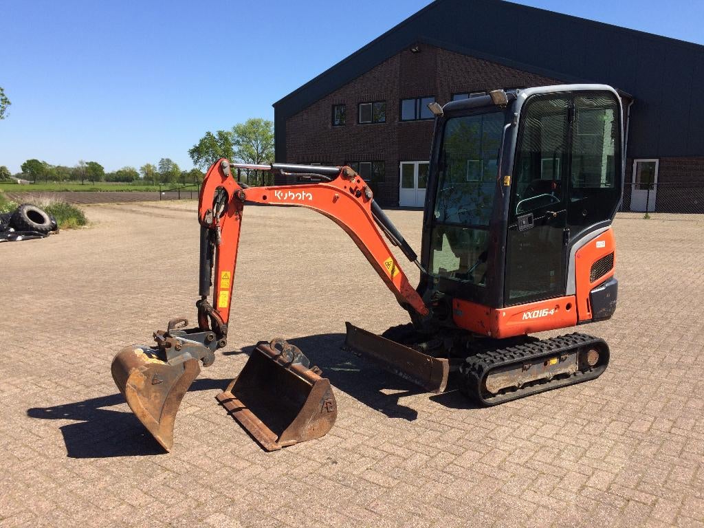 Kubota KX016-4 Bj. 2016 Minigraver, Zakelijke goederen, Machines en Bouw | Kranen en Graafmachines, Ophalen, Graafmachine
