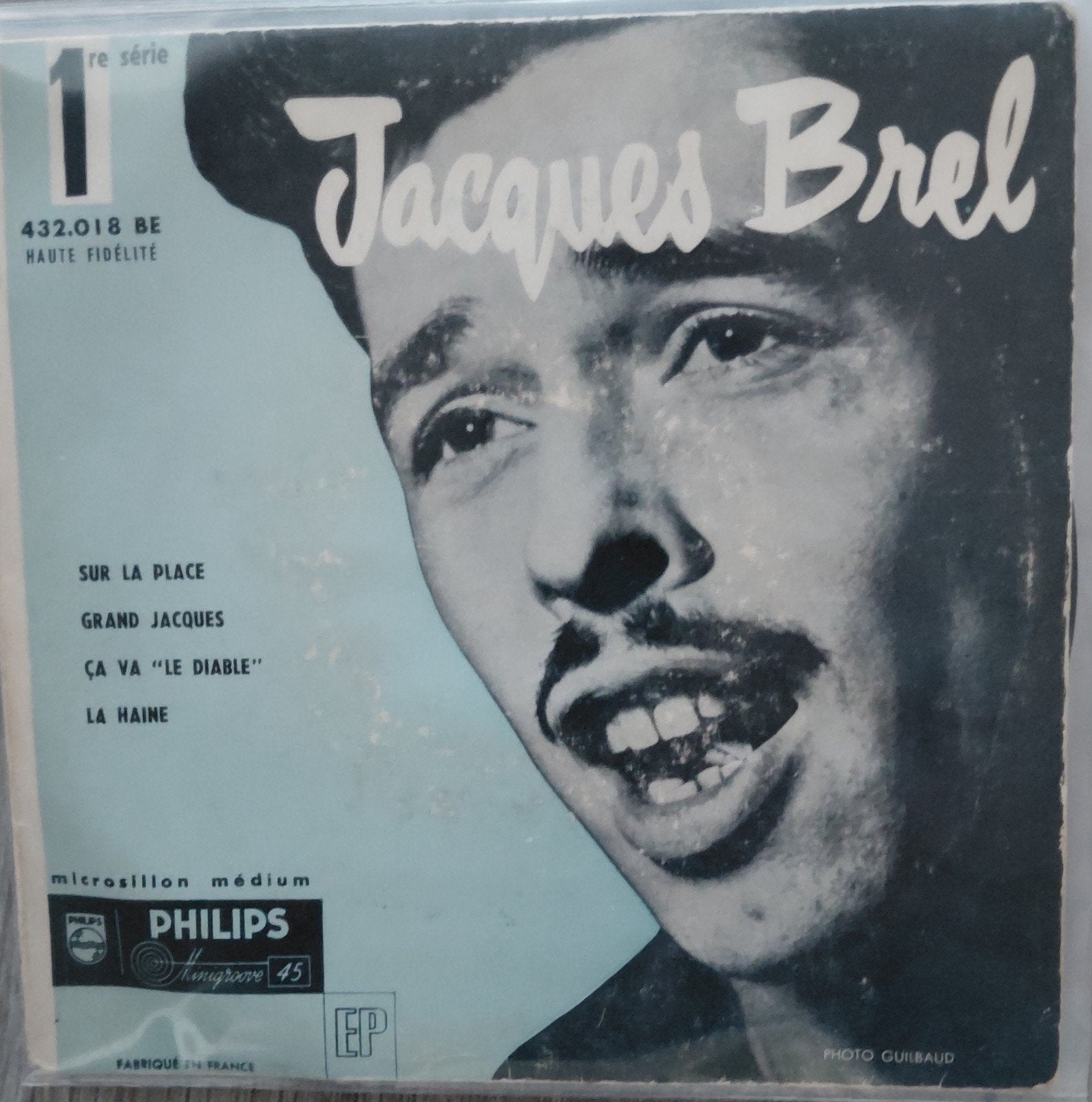 Jacques Brel, Ophalen of Verzenden, EP