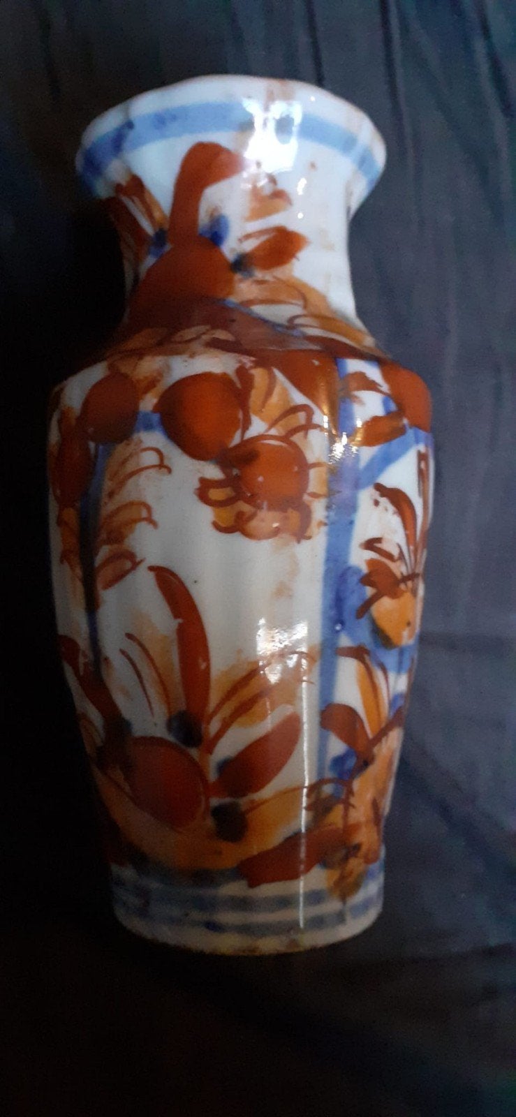 Antieke Japanse Imari vaas – Handgeschilderd porselein – 19e, Ophalen of Verzenden