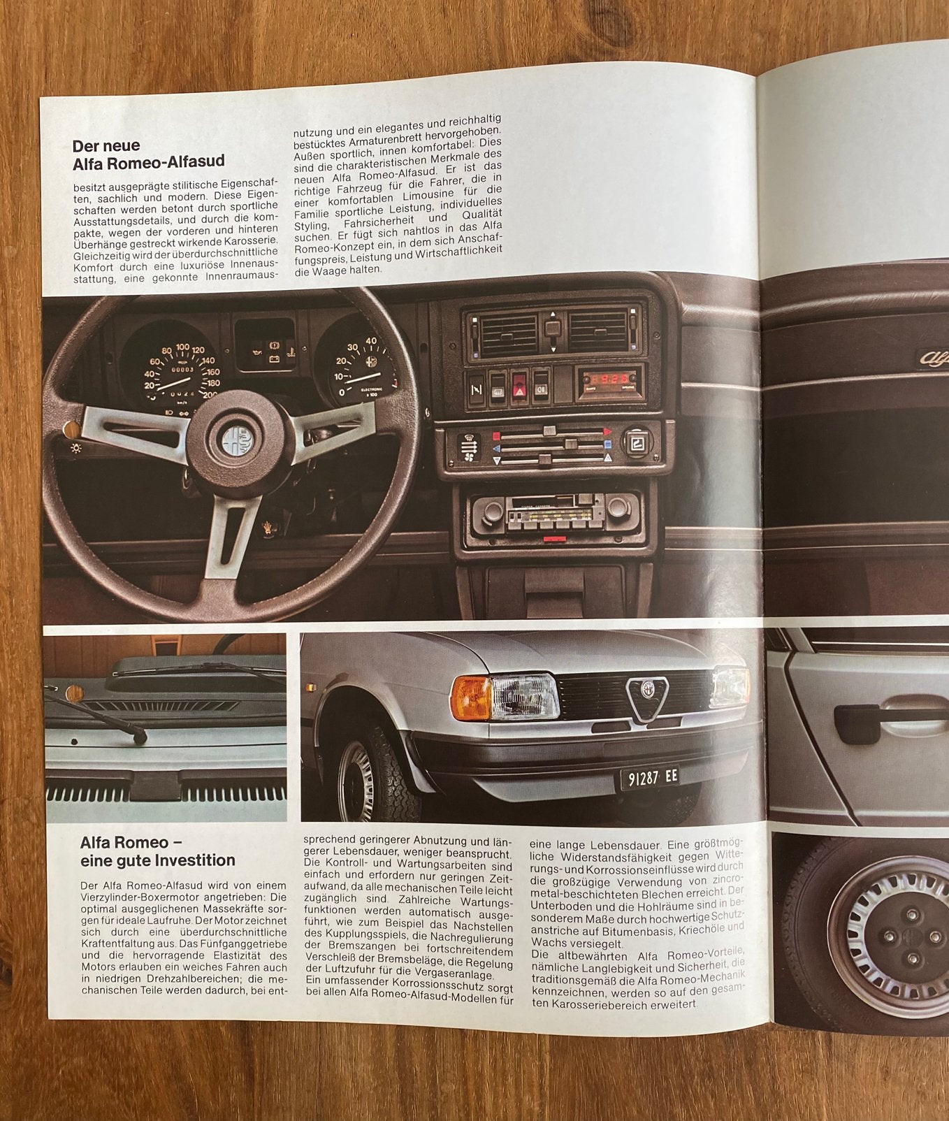 Folder Alfasud (duits), Ophalen of Verzenden, Gelezen, Alfa Romeo