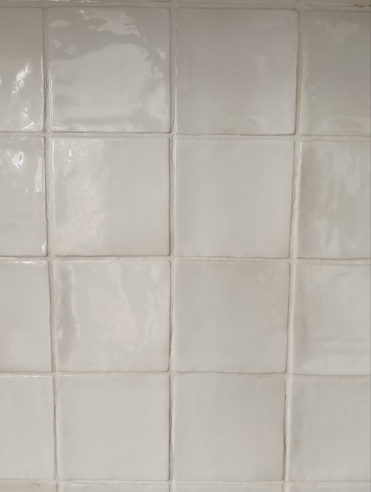 handgemaakte glanzende witte  tegels, Ophalen, Nieuw, Minder dan 20 cm, Minder dan 20 cm
