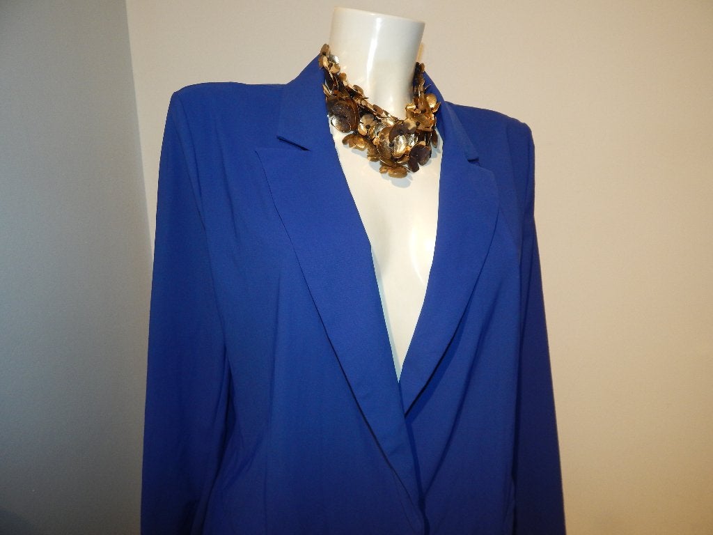 Studio Anneloes vorstelijk konings blauw jasje travel L, Studio Anneloes, Maat 42/44 (L), Zo goed als nieuw, Jasje