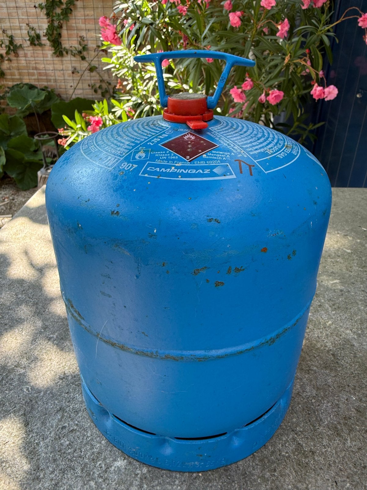 Campingaz gasfles 2,75 kg VOL, Ophalen, Gebruikt
