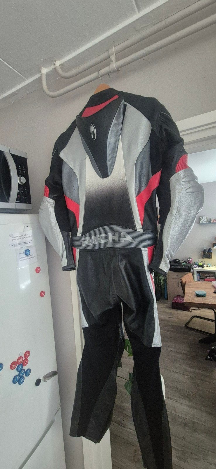 Richa leren motorpak, Motoren, Kleding | Motorkleding, Ophalen, Tweedehands, Richa, Overall