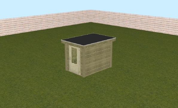 Blokhut nieuw Lugarde Pro systeem 300x200cm, Ophalen of Verzenden, Nieuw, Hout, Overige typen
