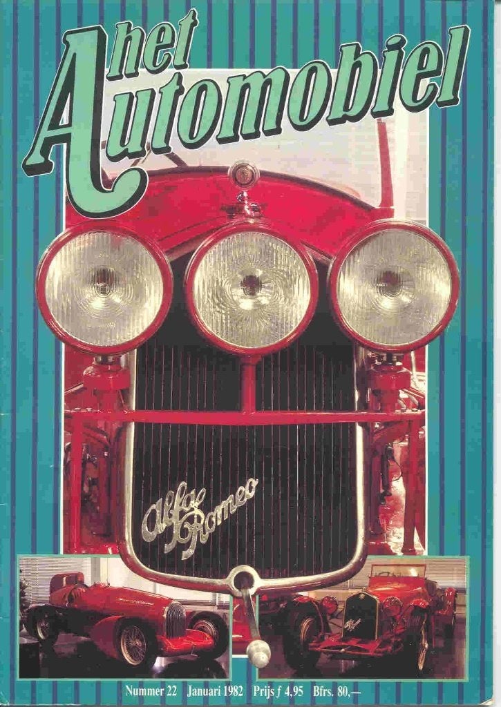 Het Automobiel 22 Opel Raket, Lloyd, Alfa Romeo museum, Ophalen of Verzenden, Nieuw, Alfa Romeo