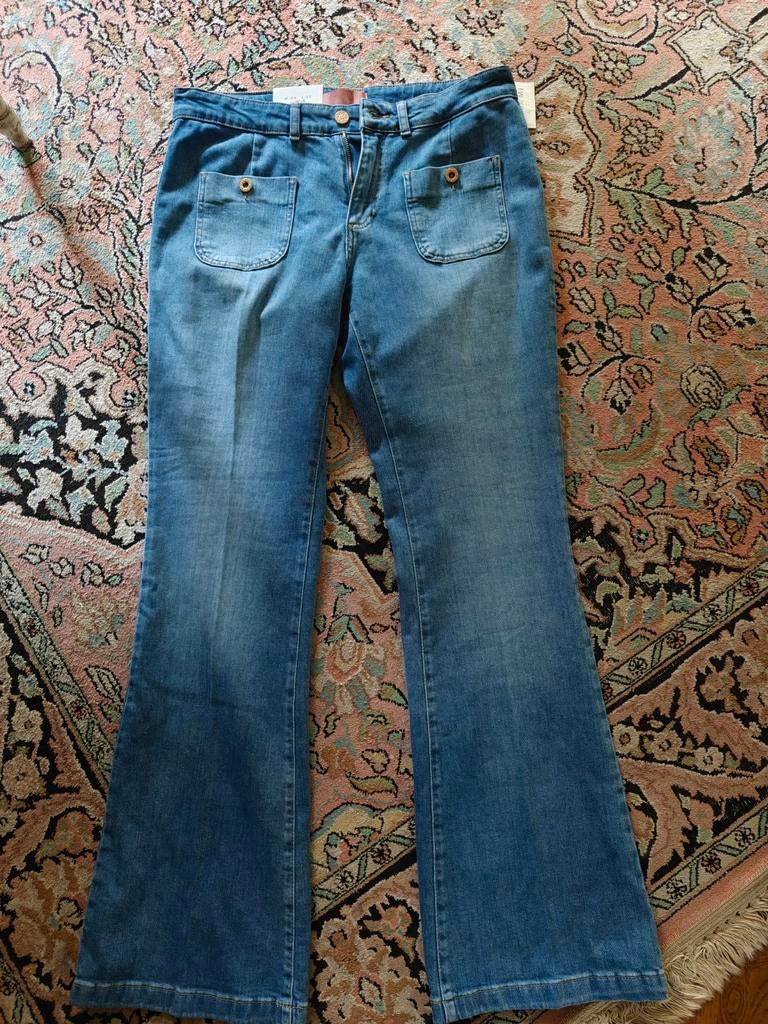 Mooie nieuwe soepele jeans maat 44 lengte 32, Ophalen of Verzenden, Nieuw, Blauw