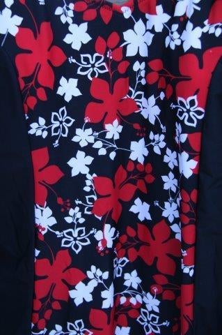 Zwemjurk zwart/ wit/ rood mt 52 Vaste prijs, Kleding | Dames, Badmode en Zwemkleding, Verzenden, Zo goed als nieuw, Rood, Badpak