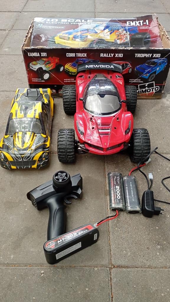 Himoto 1:10 RC Buggy - Brushed Motor, 2 Accu's & Lader, Hobby en Vrije tijd, Modelbouw | Radiografisch | Auto's, Elektro, Gebruikt