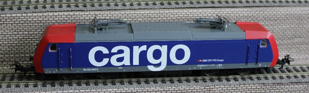 E locomotief Br.481  CARGO, Wisselstroom, Locomotief, Ophalen of Verzenden, Zo goed als nieuw