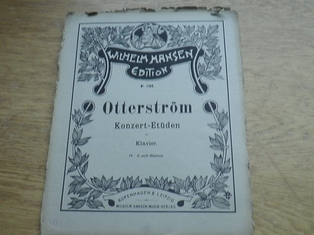 Otterström Konzert-Etüden 4 - voor Piano -, Gebruikt, Klassiek, Ophalen of Verzenden, Thema
