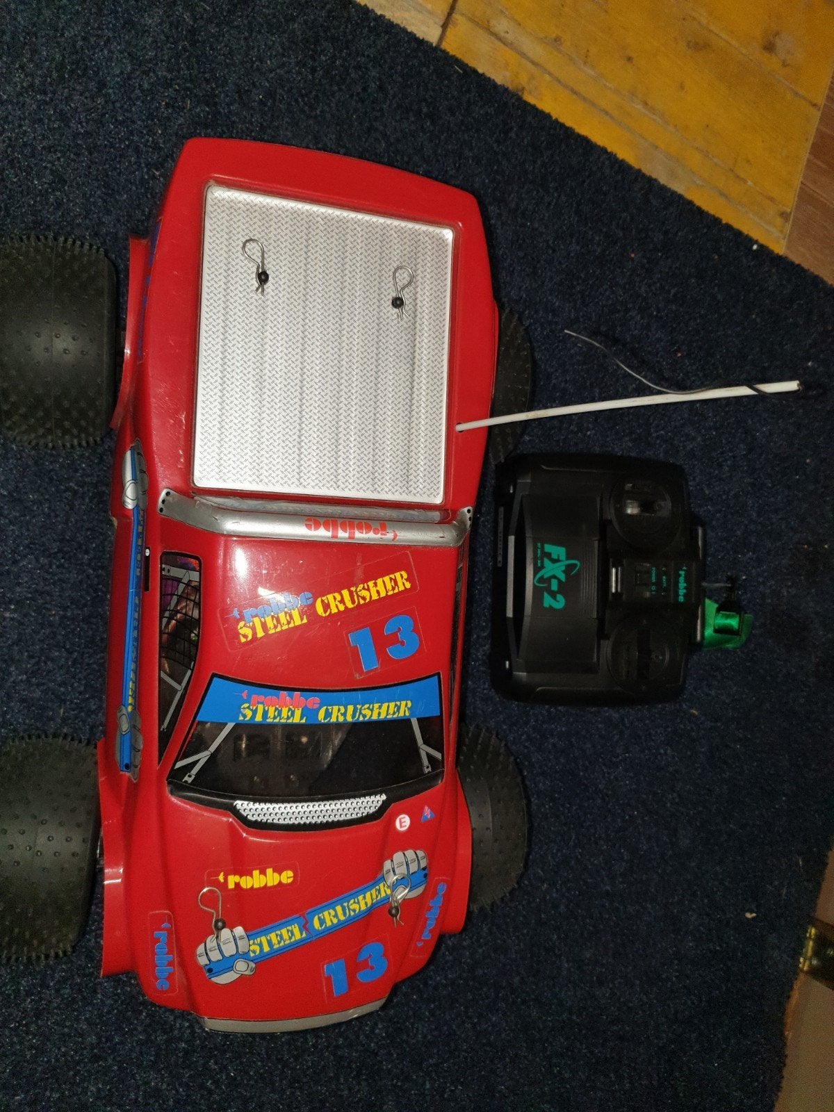 Robe Steel Crusher RC Auto met Afstandsbediening, Elektro, Gebruikt, Auto offroad, Ophalen of Verzenden