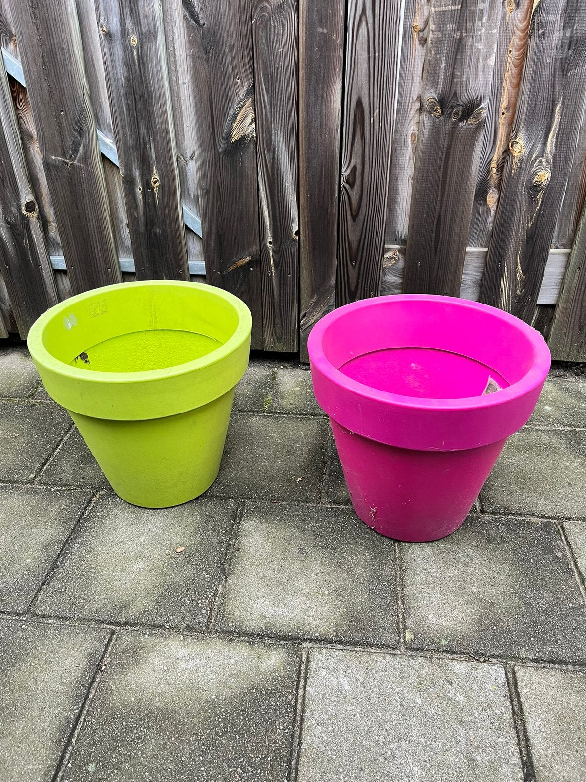 Plantenbakken Elho (22L), Tuin en Terras, Bloembakken en Plantenbakken, Ophalen, Kunststof, Gebruikt, Rond