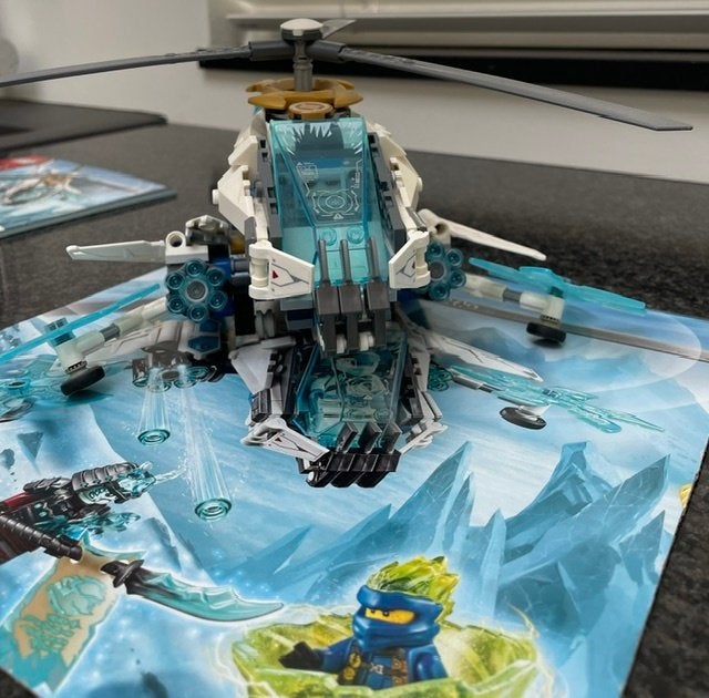 lego ninjago 70673 shuricopter, Kinderen en Baby's, Speelgoed | Duplo en Lego, Lego, Ophalen of Verzenden, Compleet, Zo goed als nieuw