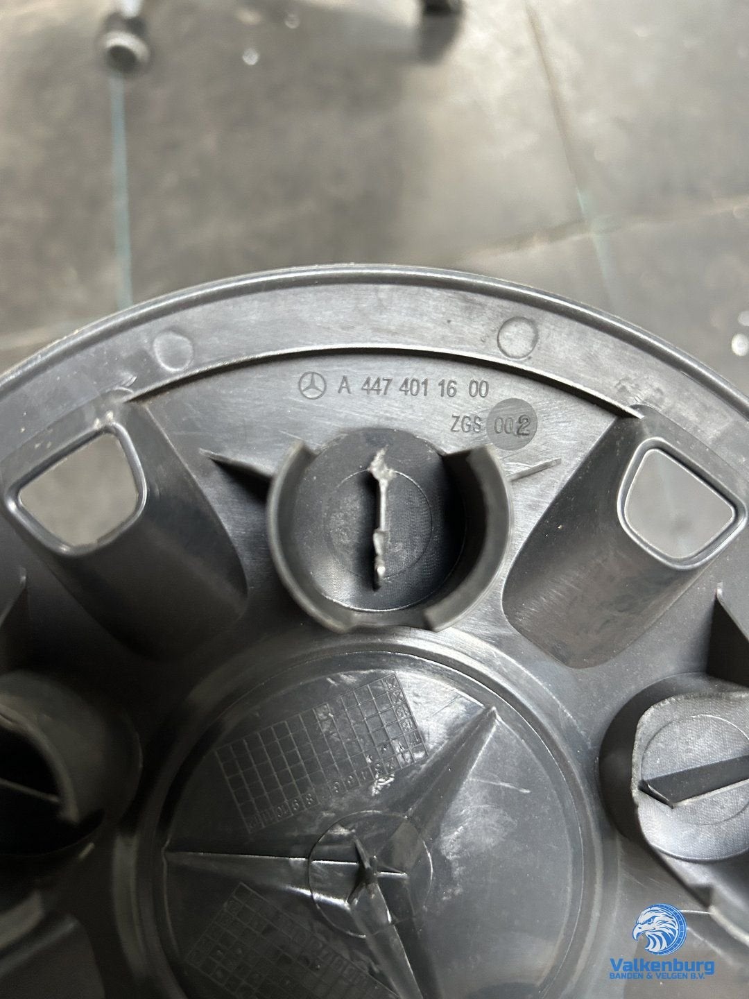 ORIGINELE Mercedes Vito Viano naafkap naafdop wieldop set zw, Auto diversen, Wieldoppen, Gebruikt, -, Verzenden, -