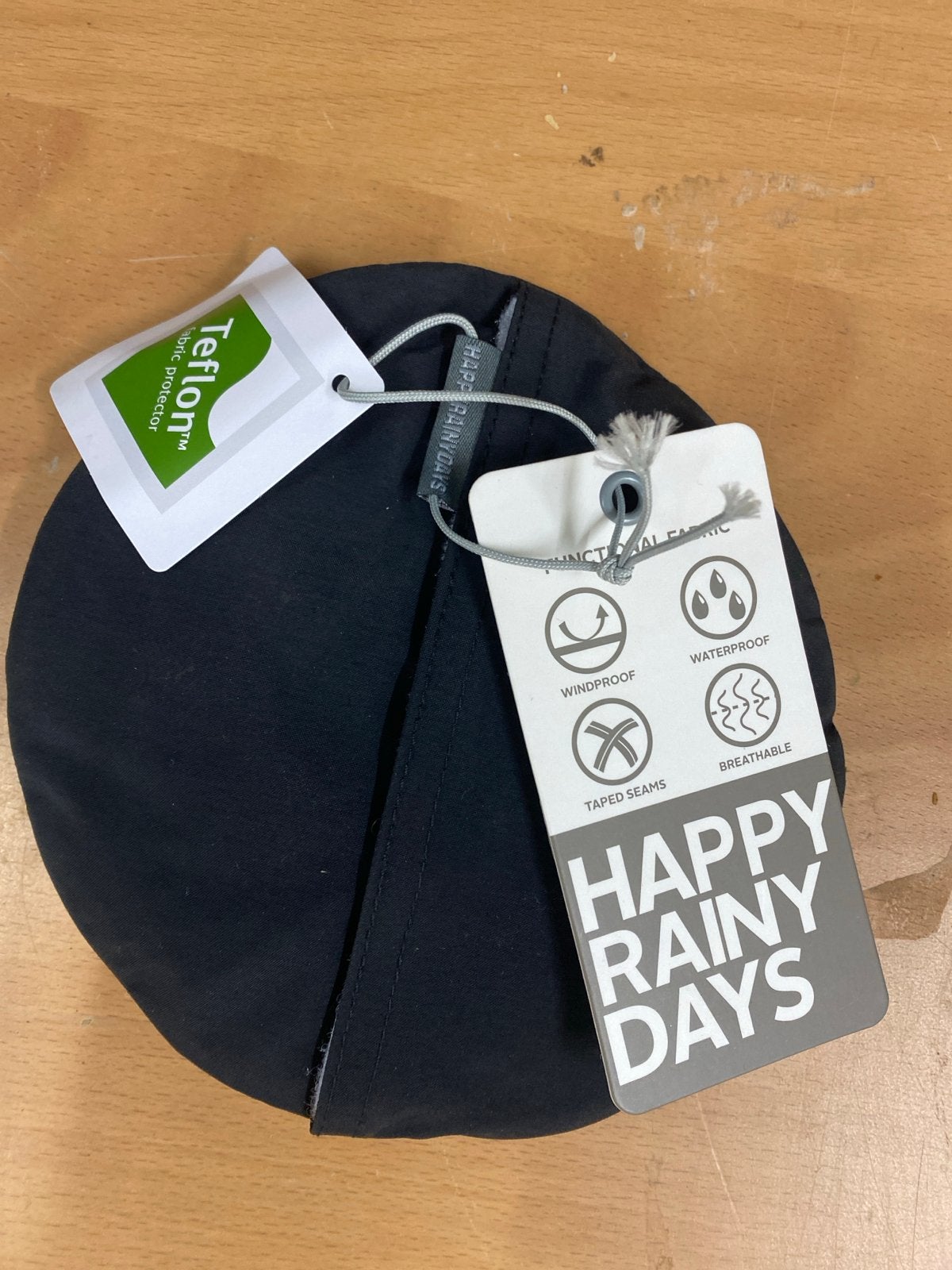 Happy Rainy Days Opvouwbare Regenhoed - Nieuw, Hoed, Onbekend, Nieuw, Onbekend