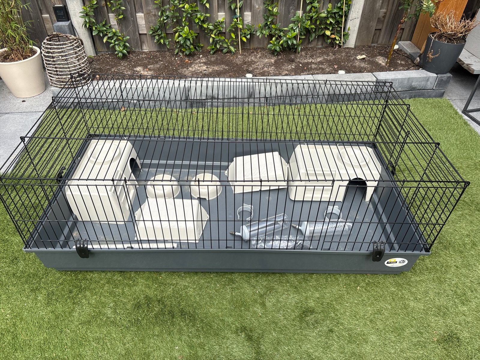 Cavia konijnen kooi ferplast, Dieren en Toebehoren, Knaagdieren en Konijnen | Hokken en Kooien, Kooi, 110 cm of meer, Zo goed als nieuw