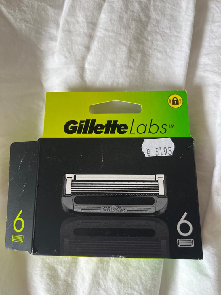 Gilette labs scheermesjes 6 stuks nieuw, Ophalen of Verzenden, Nieuw, Scheren en Epileren