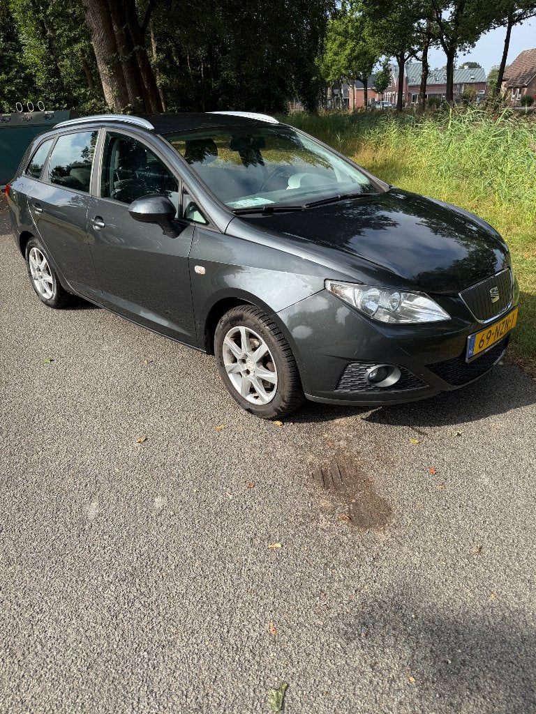 Seat Ibiza 1.2TDI 55KW Ecomotive ST 2011 Grijs, Voorwielaandrijving, Stof, 74 pk, 1199 cc