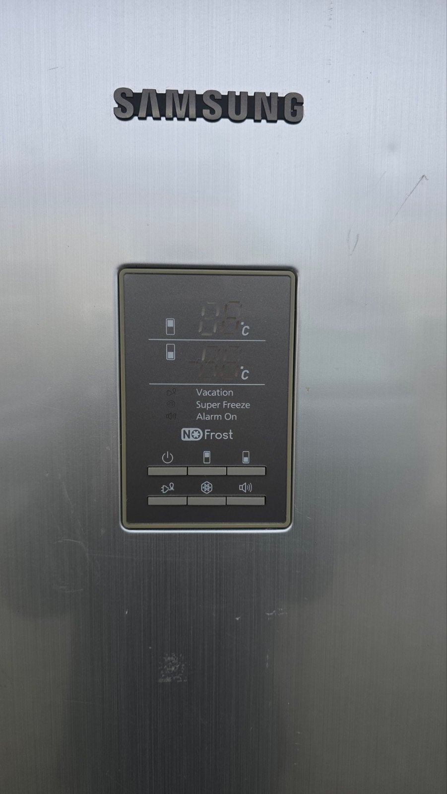 Samsung Koelkast met Aparte Vriezer - No Frost, Witgoed en Apparatuur, Ophalen, Gebruikt, 200 liter of meer, 60 cm of meer