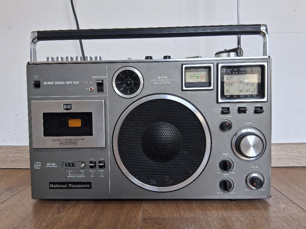National Panasonic RF-5410 LBS ghettoblaster, Ophalen of Verzenden, Gebruikt, Radio