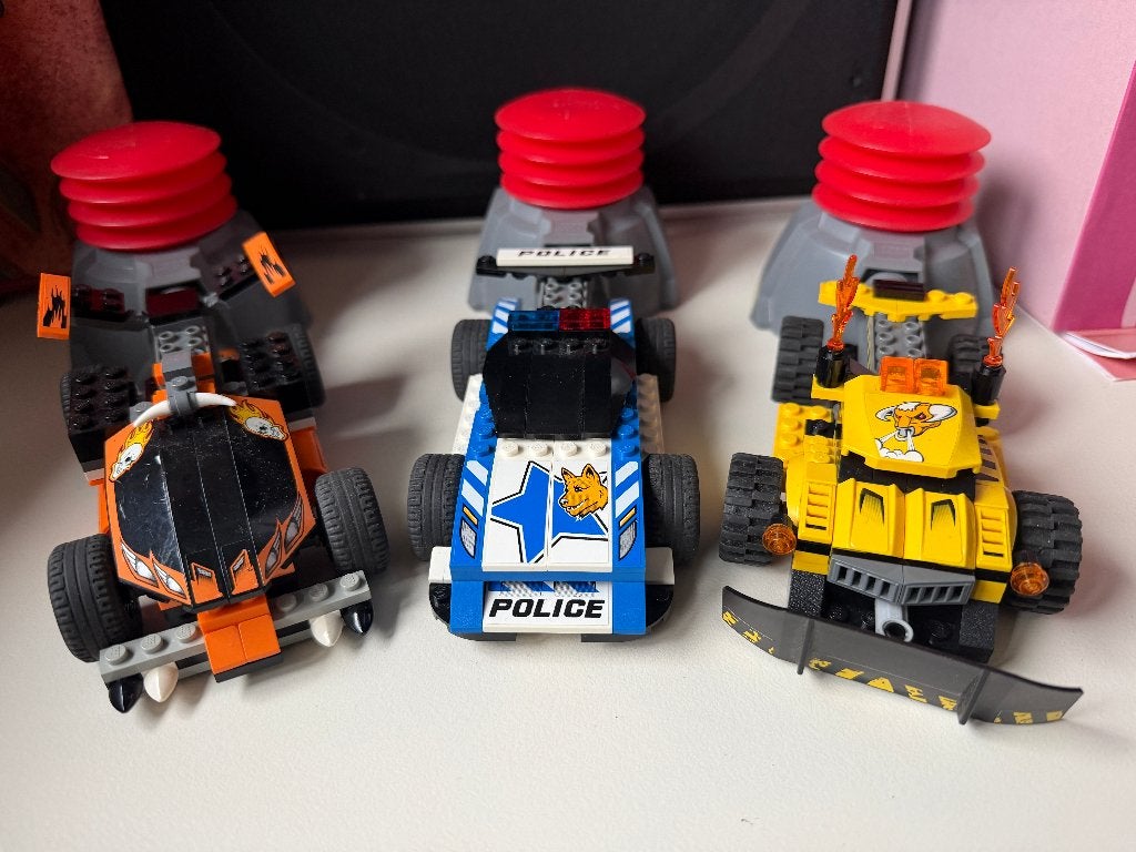 Lego Racers 3 sets Air Blast, Gebruikt, Lego, Inclusief instructies, Ophalen of Verzenden