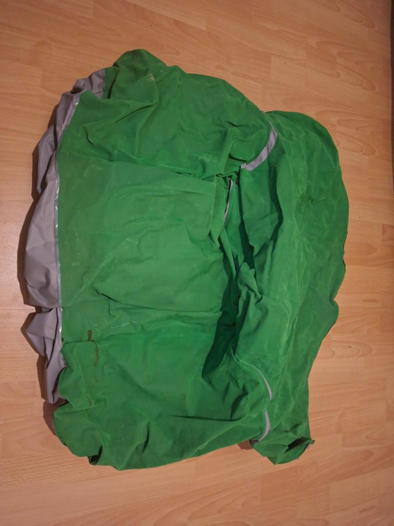 Crivit opblaasbare stoel Groen - Comfortabel en Compact, Caravans en Kamperen, Ophalen, Gebruikt, 1-persoons